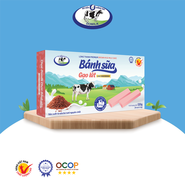 Bánh sữa gạo lứt Long Thành Premium - Công Ty Cổ Phần Domilk